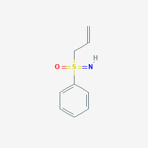 molecular formula C9H11NOS B13637463 Allyl(imino)(phenyl)-l6-sulfanone 