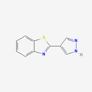 2-(1H-pyrazol-4-yl)benzo[d]thiazole