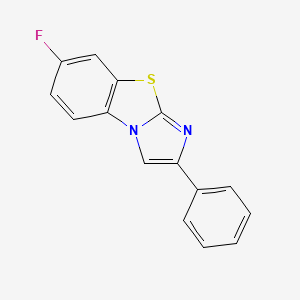 molecular formula C15H9FN2S B13637501 Buttpark 7\02-01 