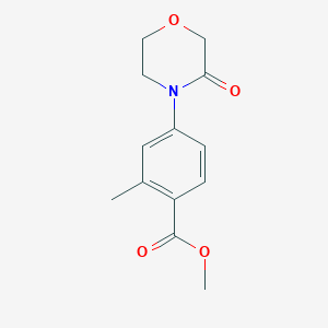 Methyl 2-methyl-4-(3-oxomorpholin-4-YL)benzoate