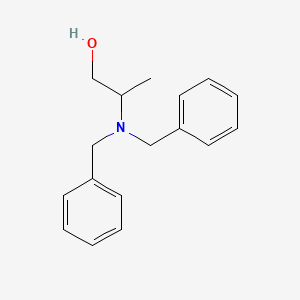 molecular formula C17H21NO B13637576 2-(Dibenzylamino)propan-1-ol 