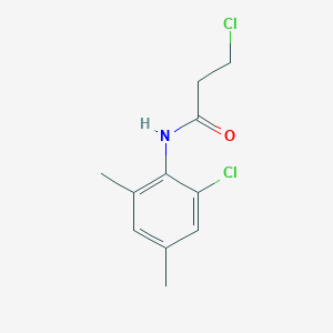 molecular formula C11H13Cl2NO B1363762 3-chloro-N-(2-chloro-4,6-dimethylphenyl)propanamide CAS No. 449169-93-1