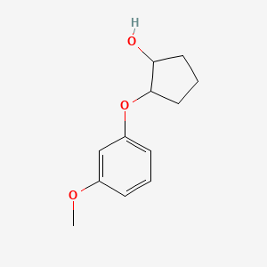 2-(3-Methoxyphenoxy)cyclopentan-1-ol