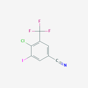 4-Chloro-3-iodo-5-(trifluoromethyl)benzonitrile