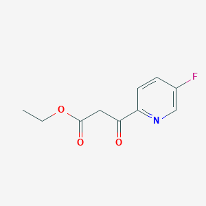 Ethyl 3-(5-fluoropyridin-2-yl)-3-oxopropanoate