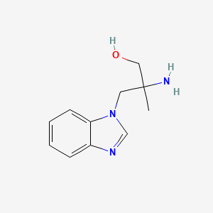 2-Amino-3-(1h-benzo[d]imidazol-1-yl)-2-methylpropan-1-ol