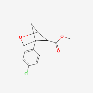 molecular formula C13H13ClO3 B13637803 Methyl 4-(4-chlorophenyl)-2-oxabicyclo[2.1.1]hexane-5-carboxylate 