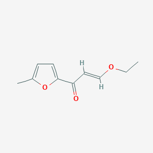 molecular formula C10H12O3 B13637828 3-Ethoxy-1-(5-methylfuran-2-yl)prop-2-en-1-one 