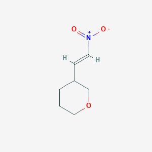 3-[(E)-2-nitroethenyl]oxane