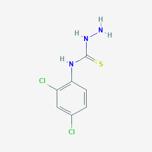 molecular formula C7H7Cl2N3S B1363785 N-(2,4-二氯苯基)肼基碳酰胺 CAS No. 73305-13-2