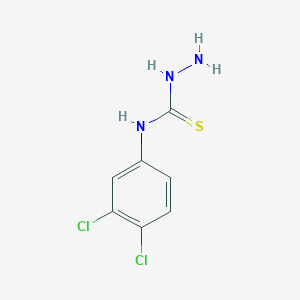 molecular formula C7H7Cl2N3S B1363786 4-(3,4-二氯苯基)-3-硫代氨基脲 CAS No. 38901-32-5
