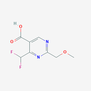 4-(Difluoromethyl)-2-(methoxymethyl)pyrimidine-5-carboxylic acid