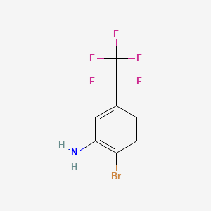 2-Bromo-5-(pentafluoroethyl)aniline