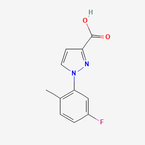 1-(5-Fluoro-2-methylphenyl)-1h-pyrazole-3-carboxylic acid