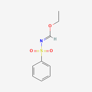 ethyl N-(benzenesulfonyl)carboximidate