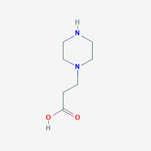 molecular formula C7H14N2O2 B1363789 3-(哌嗪-1-基)丙酸 CAS No. 27245-31-4
