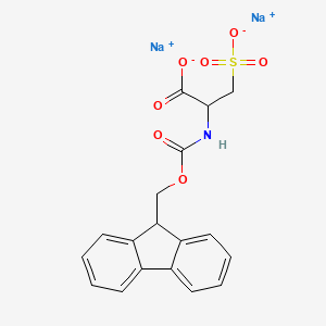 disodium;2-(9H-fluoren-9-ylmethoxycarbonylamino)-3-sulfonatopropanoate