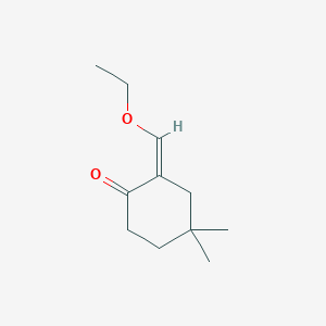 2-(Ethoxymethylene)-4,4-dimethylcyclohexan-1-one