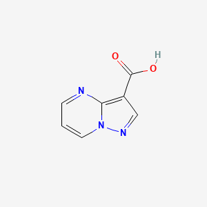 molecular formula C7H5N3O2 B1363797 吡唑并[1,5-a]嘧啶-3-羧酸 CAS No. 25940-35-6
