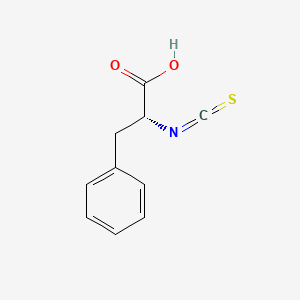 molecular formula C10H9NO2S B13637971 (R)-2-Isothiocyanato-3-phenylpropanoic acid 