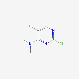 molecular formula C6H7ClFN3 B1363798 2-氯-4-(二甲氨基)-5-氟嘧啶 CAS No. 355829-23-1