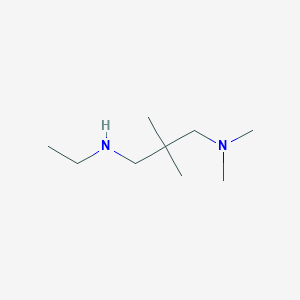 molecular formula C9H22N2 B13637997 N'-Ethyl-2,2,N,N-tetramethyl-propane-1,3-diamine 