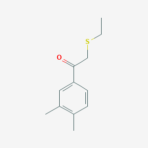 1-(3,4-Dimethylphenyl)-2-(ethylthio)ethan-1-one