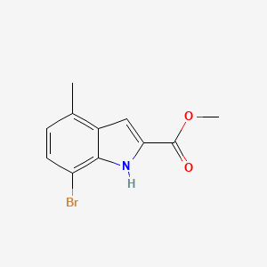 methyl 7-bromo-4-methyl-1H-indole-2-carboxylate