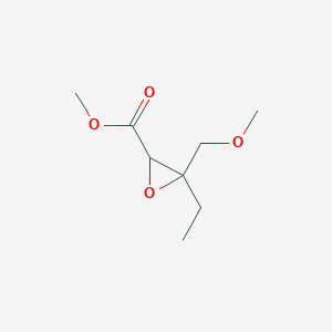 Methyl 3-ethyl-3-(methoxymethyl)oxirane-2-carboxylate