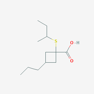 1-(Sec-butylthio)-3-propylcyclobutane-1-carboxylic acid