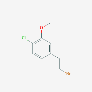 4-(2-Bromoethyl)-1-chloro-2-methoxybenzene