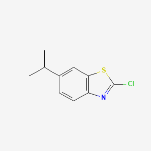 molecular formula C10H10ClNS B1363809 2-Chloro-6-(1-methylethyl)benzothiazole CAS No. 856171-16-9