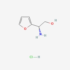 (S)-2-Amino-2-(furan-2-YL)ethan-1-OL hydrochloride