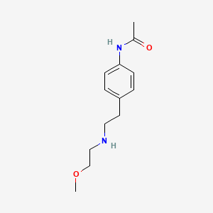 n-(4-(2-((2-Methoxyethyl)amino)ethyl)phenyl)acetamide