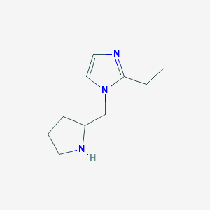 2-ethyl-1-(pyrrolidin-2-ylmethyl)-1H-imidazole