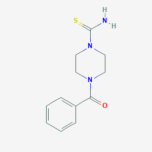 molecular formula C12H15N3OS B1363820 4-Benzoylpiperazine-1-carbothioamide 