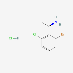 (R)-1-(2-Bromo-6-chlorophenyl)ethan-1-amine hydrochloride