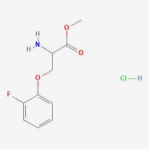 methyl O-(2-fluorophenyl)serinate hydrochloride