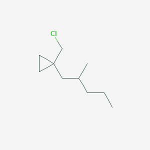 1-(Chloromethyl)-1-(2-methylpentyl)cyclopropane