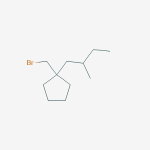 1-(Bromomethyl)-1-(2-methylbutyl)cyclopentane