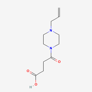 molecular formula C11H18N2O3 B1363828 4-(4-Allylpiperazin-1-yl)-4-oxobutanoic acid 