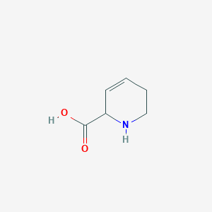 molecular formula C6H9NO2 B13638300 1,2,3,6-Tetrahydropyridine-6-carboxylic acid 