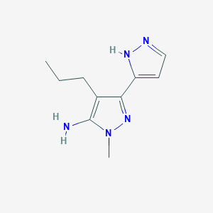 1-Methyl-4-propyl-1h,2'h-[3,3'-bipyrazol]-5-amine