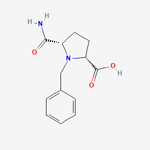 (2R,5S)-1-Benzyl-5-carbamoylpyrrolidine-2-carboxylic acid