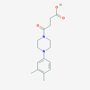 molecular formula C16H22N2O3 B1363836 4-[4-(3,4-Dimethylphenyl)piperazin-1-yl]-4-oxobutanoic acid 