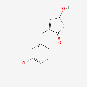 4-Hydroxy-2-(3-methoxybenzyl)cyclopent-2-enone