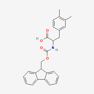 molecular formula C26H25NO4 B13638383 Fmoc-D-3,4-Dimethylphe 