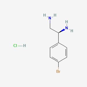 (S)-1-(4-Bromophenyl)ethane-1,2-diamine hydrochloride