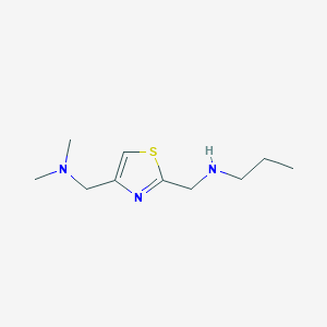 n-((4-((Dimethylamino)methyl)thiazol-2-yl)methyl)propan-1-amine