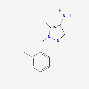 5-Methyl-1-(2-methylbenzyl)-1h-pyrazol-4-amine